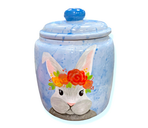 Plano Watercolor Bunny Jar