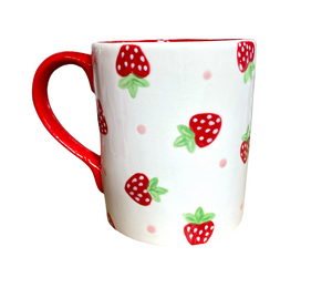Plano Strawberry Dot Mug