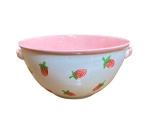 Plano Strawberry Print Bowl