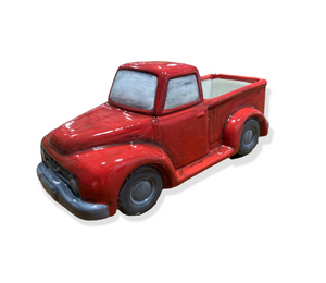 Plano Antiqued Red Truck