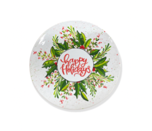 Plano Holiday Wreath Plate