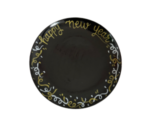 Plano New Year Confetti Plate