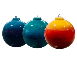 Plano Jewel Toned Ombre Ornament