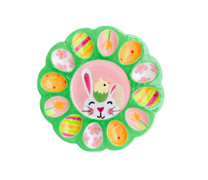 Plano Easter Sherbet Egg Plate