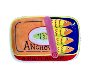 Plano Anchovies App Plate