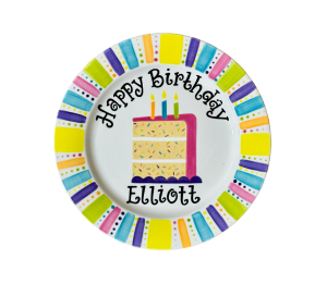Plano Birthday Cake Plate