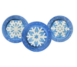 Plano Paper Snowflake Plate